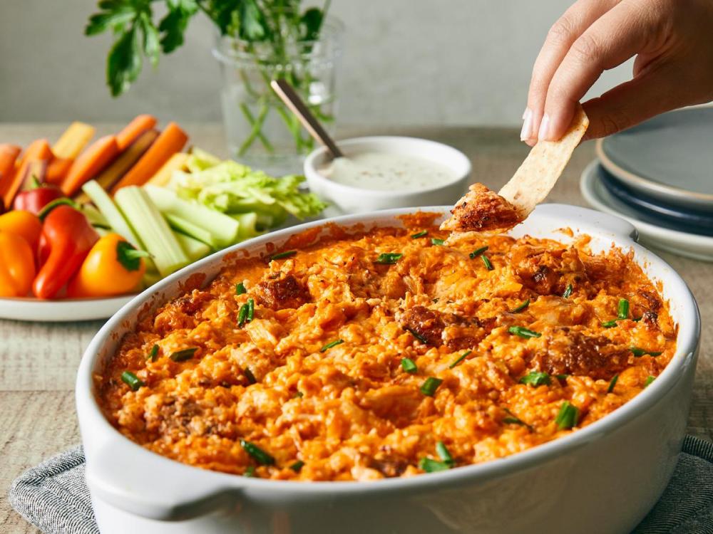 Blazing Buffalo Style Chicken Dip